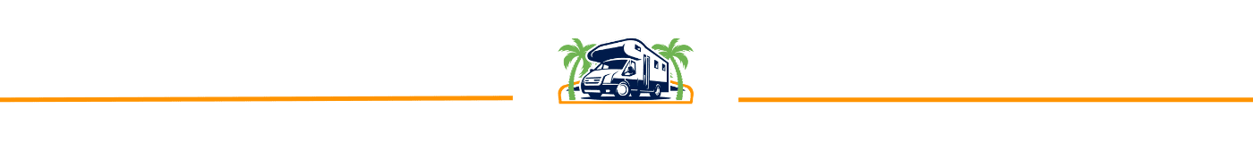 True Test Rv Logo Header With Long Orange Lines