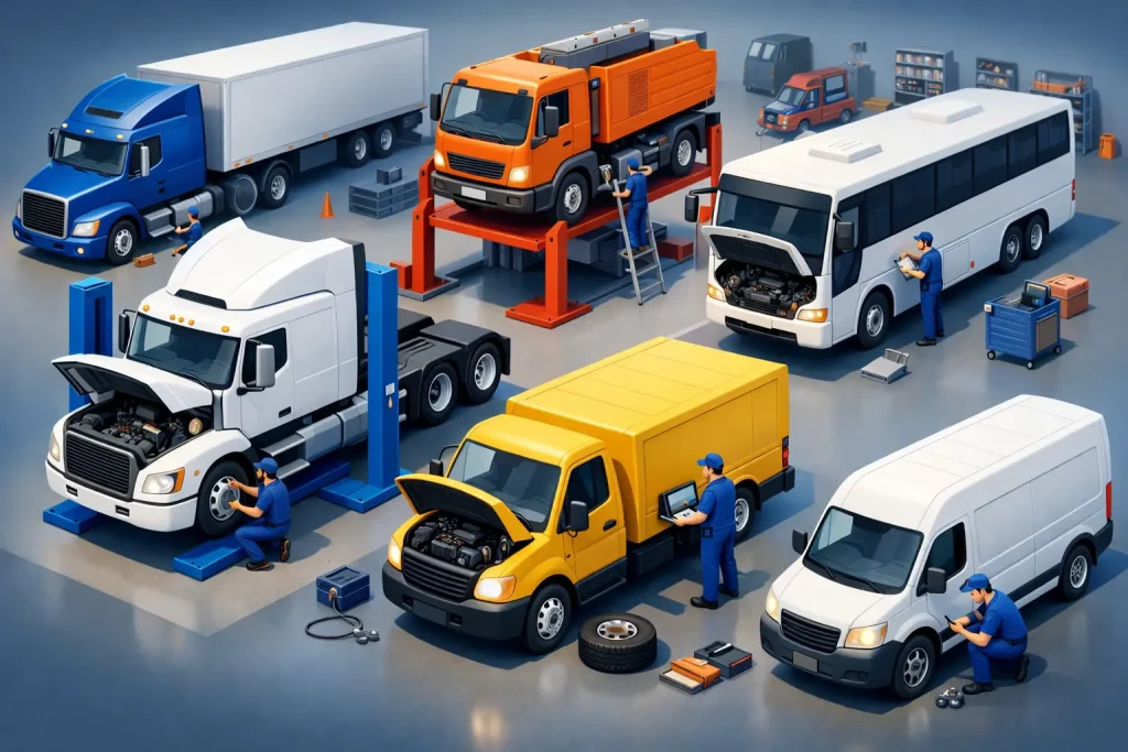 8 Commercial Vehicle Repair Examples That Reduce Downtime