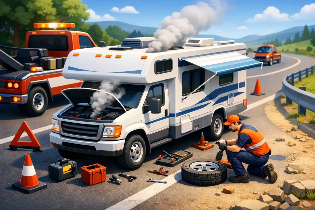 Emergency RV Roadside Repair: What to Do First
