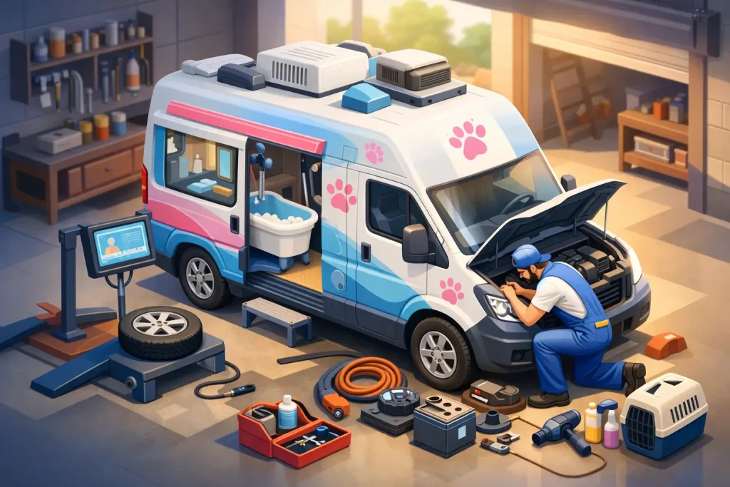 Mobile Grooming Van Repair That Keeps You Booked