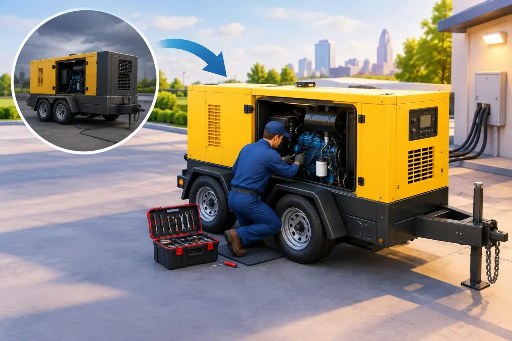 Mobile Generator Repair Case Study That Restored Power