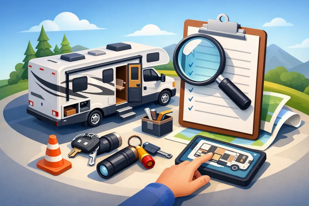 RV Walkthrough Checklist Before You Buy One