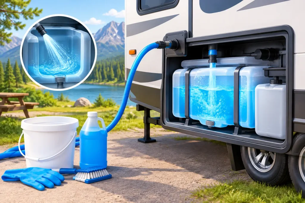 How to Sanitize RV Tanks Before Your Next Trip