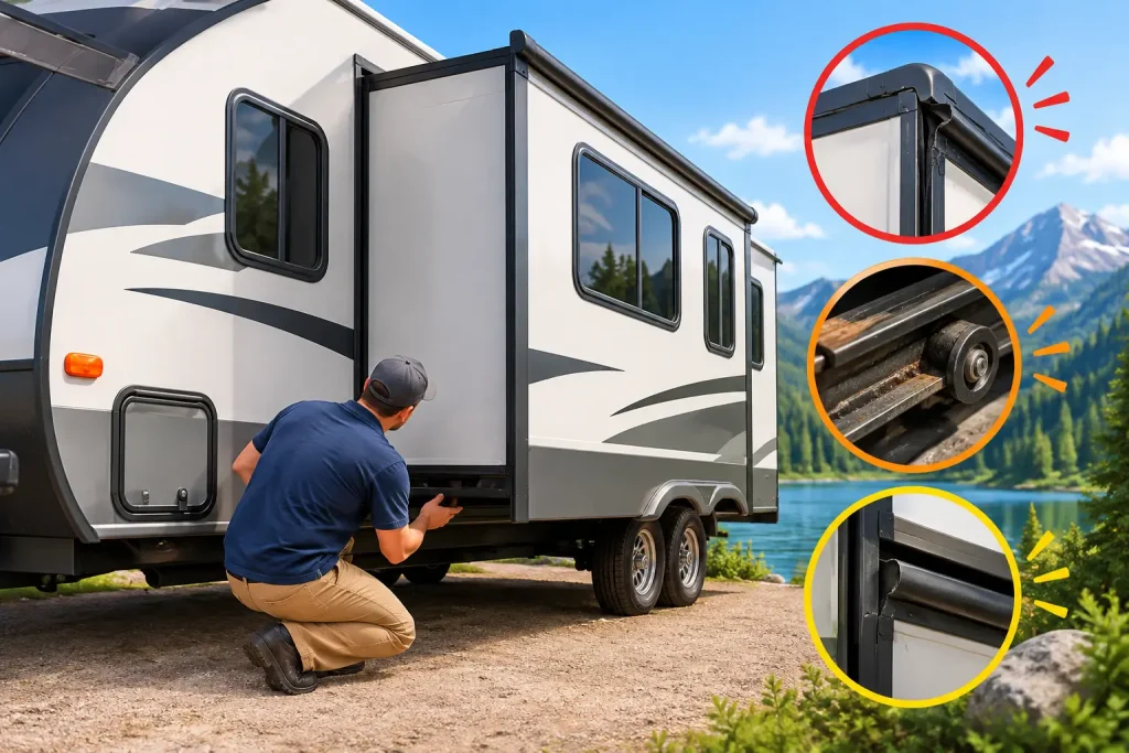 RV Slide Repair Signs You Should Not Ignore